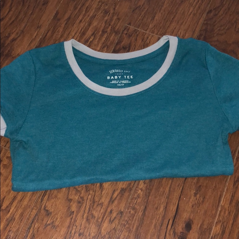 A baby tee shirt